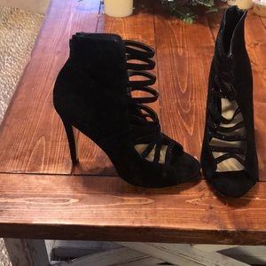 Bootie heels, size 8